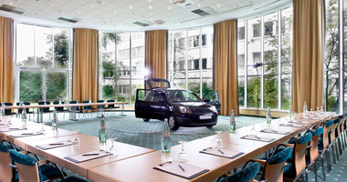 Conference room for product presentations in Wyndham Hannover Atrium hotel | © Wyndham Hannover Atrium